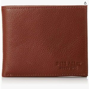 NEW Bill Adler Men's Bridle 100% Leather Billfold Wallet, OS